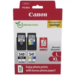5224B012 (PG-540L + CL-541XL + Photo Paper), Originali kasetė (Canon)