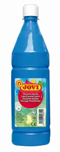 Skystas guašas buteliuke JOVI 1000 ml, mėlyna sp.