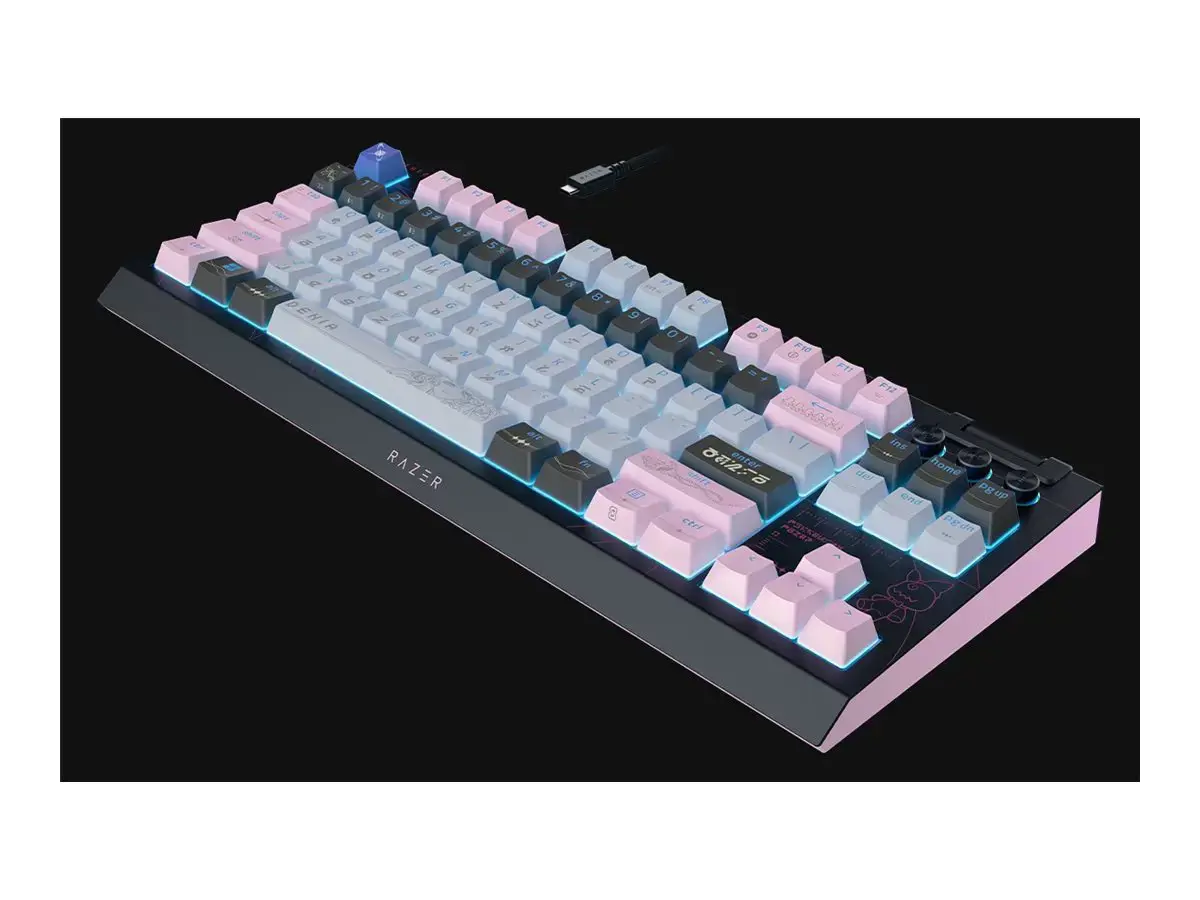 Razer | BlackWidow V4 Tenkeyless HyperSpeed | Gaming Keyboard | Wireless | US | Orange Switch | Wuthering Waves Edition