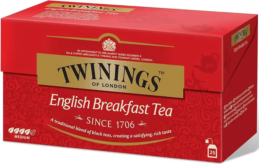 Juodoji arbata TWININGS English Breakfast, 25 x 2 g