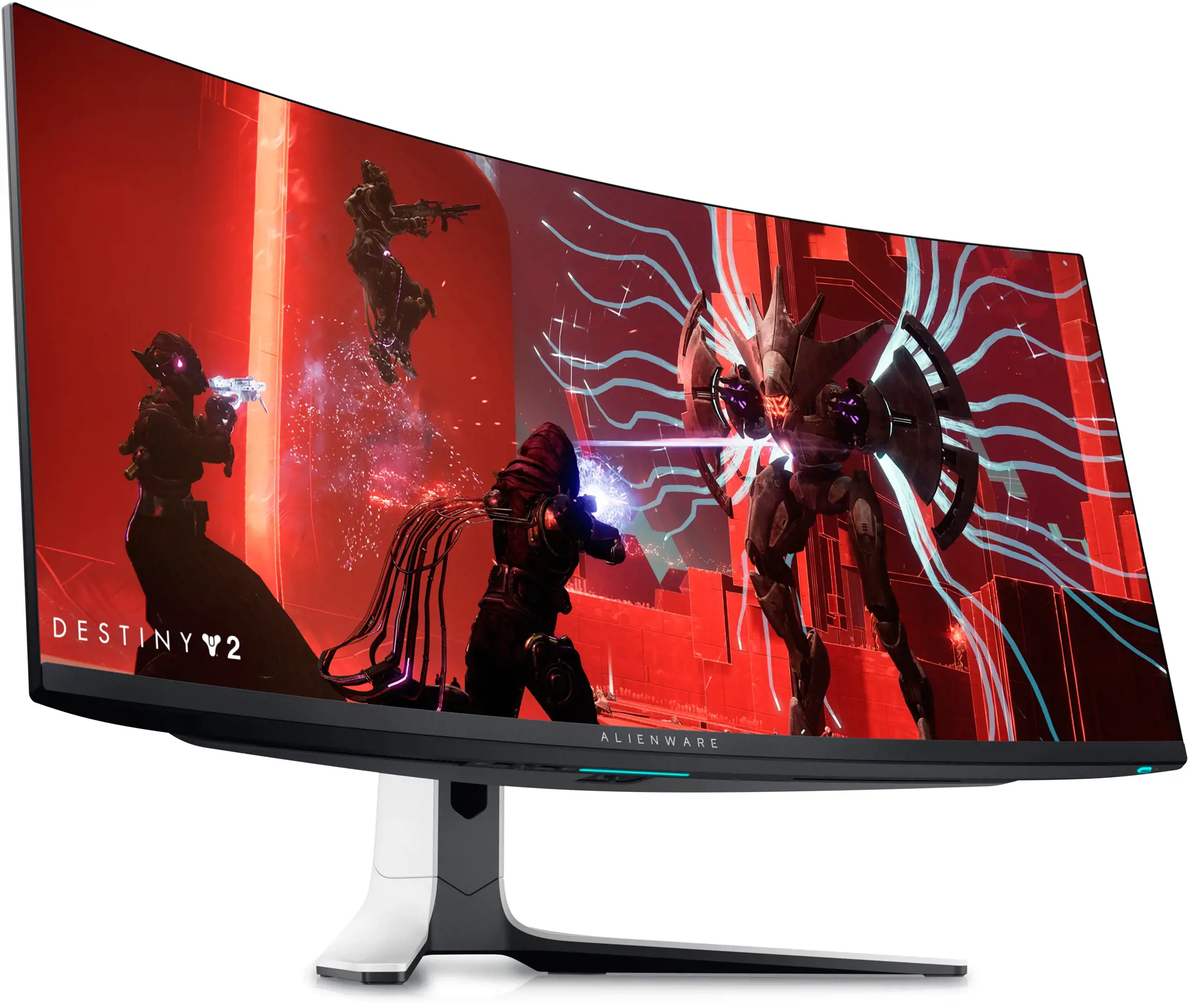 "Alienware AW3423DW", 86,8 cm (34,2"), 3440 x 1440 taškų, "Quad HD", OLED, 0,1 ms, balta, juoda