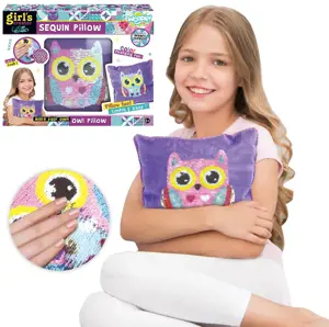 WOOPIE ART&FUN kūrybinis pagalvių dekoravimo rinkinys pelėda