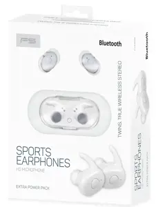 "Omega" belaidės ausinės "Freestyle FS1083", baltos spalvos