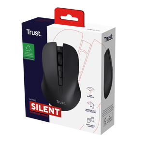 "Trust Mydo", dvipusis, optinis, RF belaidis, 1800 DPI, juodas