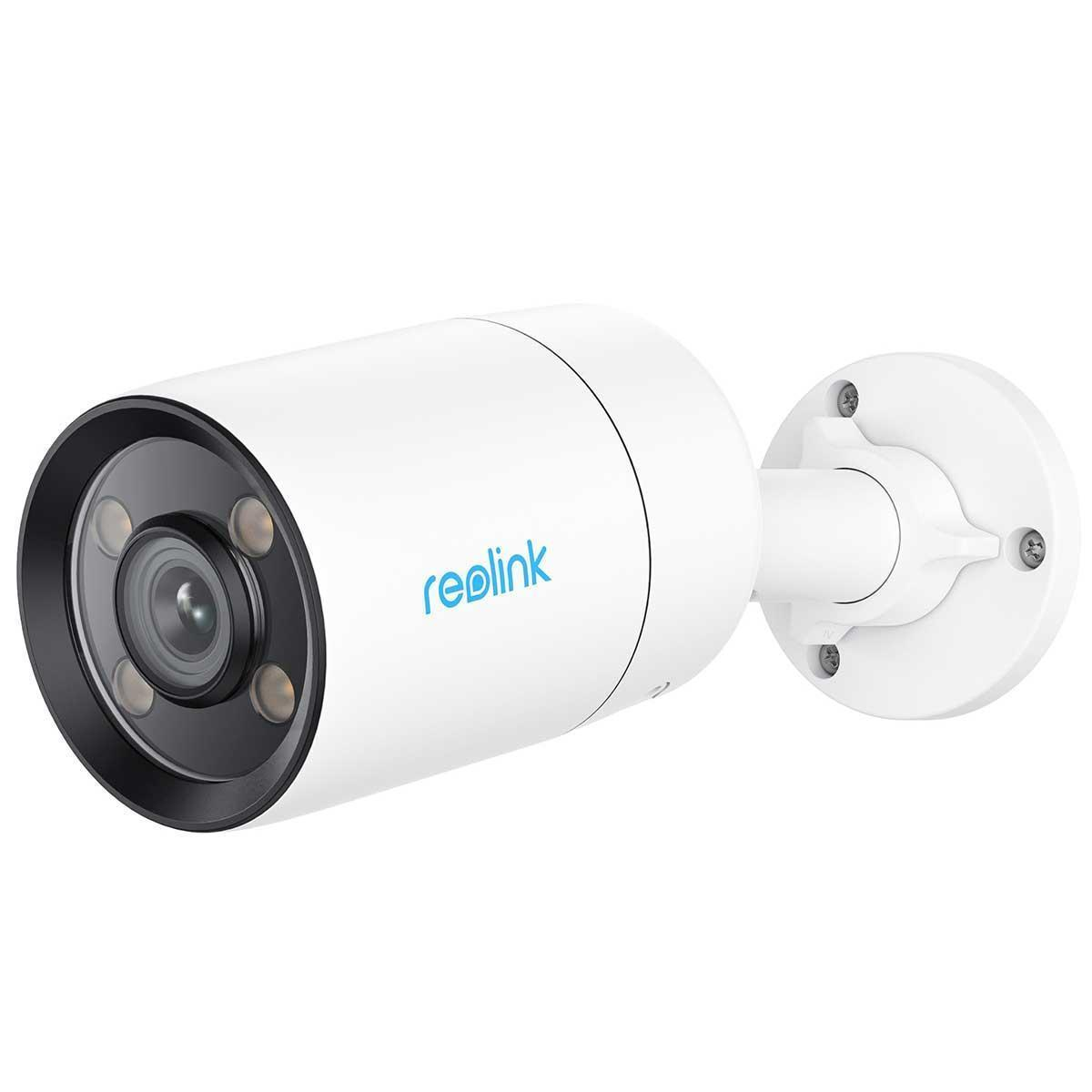 Reolink ColorX Series P320X - 4MP Outdoor Camera, True Color Night Vision, PoE, 3000K Adjustable Warm Light, IP security camera, Outdoor, Wired & Wireless, Google Assistant, 400 lm, 3000 K