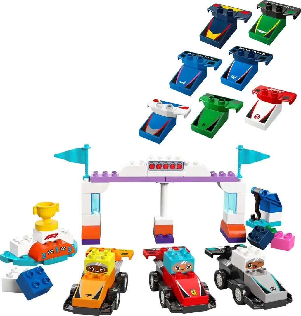 LEGO DUPLO 10445 F1 Team Race Cars & Drivers