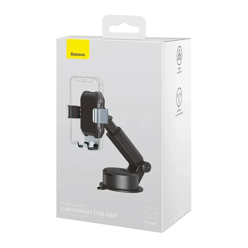 Baseus SUYL-TK01 universalus automobilio orlaidės laikiklis prietaisams juodas