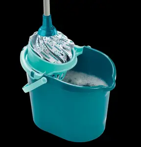 Leifheit 56792 mop Metal, Plastic, Viscose Turquoise, White