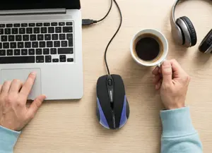 ESPERANZA EM102B SIRIUS 3D WIRED OPTICAL MOUSE USB BLACK|BLUE