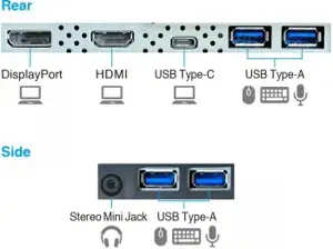 EIZO FlexScan EV2480-BK, 60.5 cm (23.8"), 1920 x 1080 pixels, Full HD, LED, 5 ms, Black