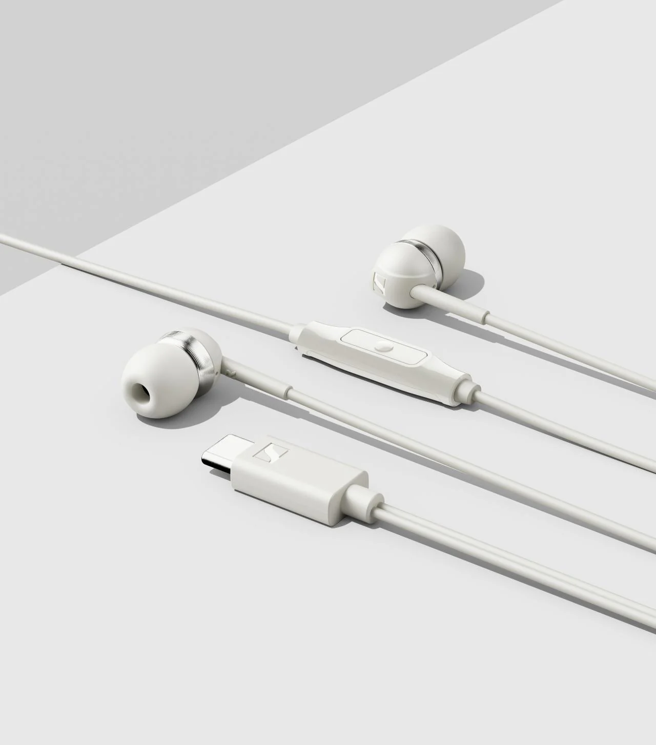 Sennheiser Headphones | CX 80U | Wired | In-ear | Microphone | White
