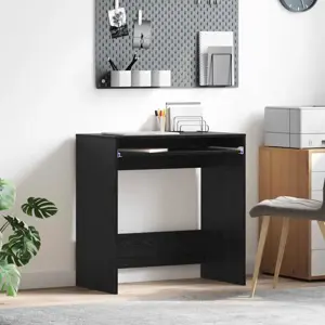 Stalas juoda ąžuolo 77.5 x 43 x 79 cm Apdirbta mediena
