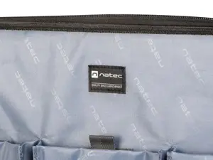NATEC NTO-0392 Natec nešiojamojo kompiuterio krepšys BOXER Black15,6 Anti-shock sistema