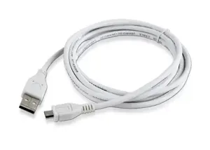GEMBIRD CCP-mUSB2-AMBM-6-W Gembird micro USB kabelis 2.0 AM-MBM5P 1,8M baltas