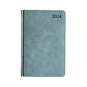 Kalendorius PREMIER PLUS  2024, PU, A5, turkio