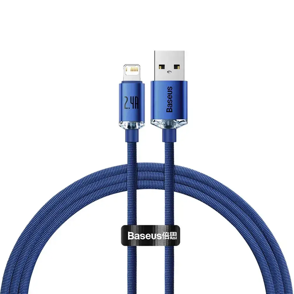 KABELIS LIGHTNING TO USB 1.2M/BLUE CAJY000003 BASEUS