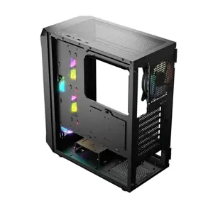 Logic PORTOS ARGB MINIDI USB 3.0 korpusas Juodas