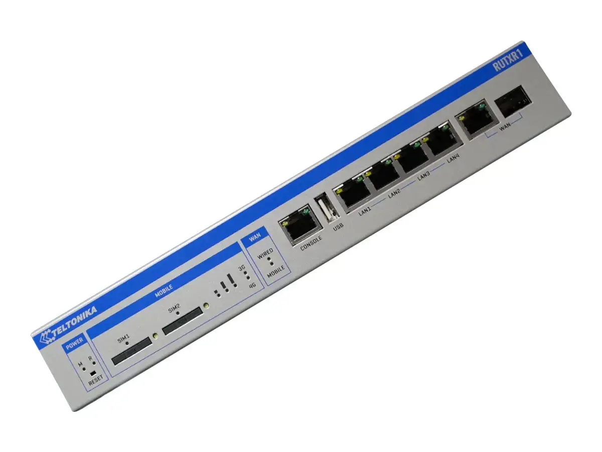 TELTONIKA RUTXR1 Enterprise Rack-mountable SFP/LTE Router