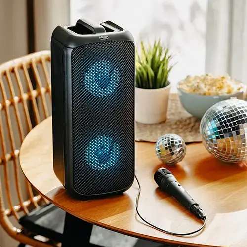 Adler Speaker with radio | AD 1903 | 2x5 W | Bluetooth | Black | Portable | Wireless connection