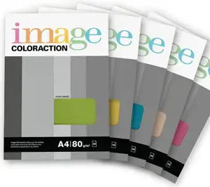 Spalvotas popierius IMAGE COLORACTION, A4, 80 gsm, 50 lapų, CORAL / MID PINK