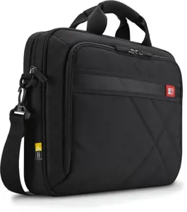 Case Logic DLC-117 Black, Messenger case, 43.9 cm (17.3"), Shoulder strap, 800 g