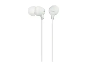 "Sony" MDR-EX15LP, laidinės, 8 - 22000 Hz, muzikinės, 3 g, ausinės, baltos spalvos