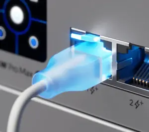 UBIQUITI NANO-THIN PATCH CABLE WITH 2.5 GBE SUPPORT DESIGNED TO SHOW ETHERLIGHTING™ EFFECTS / 0.15 …