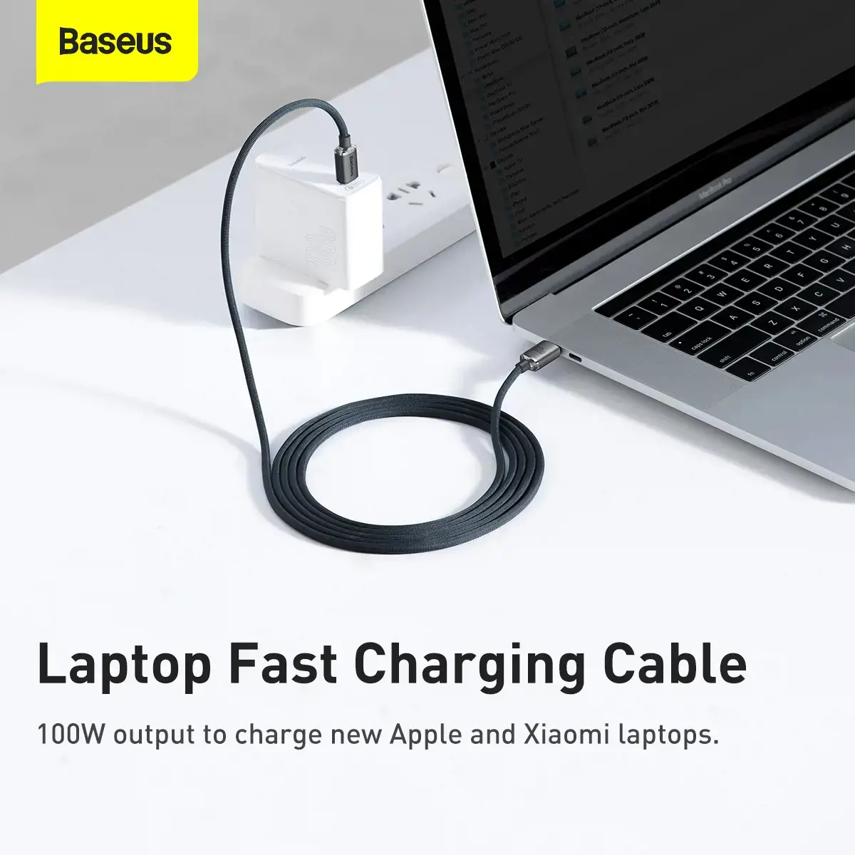 Baseus Crystal Shine Series cable USB cable for fast charging and data transfer USB Type C - USB Type C 100W 2m black (CAJY000701)