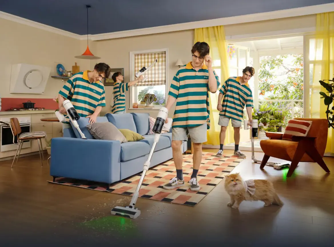 Cordless upright hoover Roborock H60 Hub