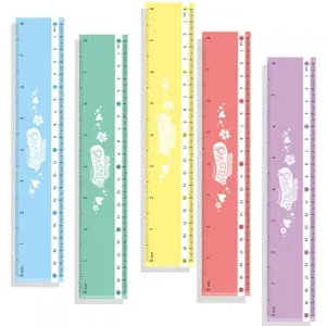 Liniuotė Colorino Pastel 20 cm plastikinė pastelinių spalvų