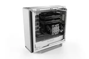 Būkite tylūs! Tylusis pagrindas 802 White, Midi Tower, PC, Baltas, ATX, EATX, micro ATX, Mini-ITX, Akrilonitrilo-butadieno stirenas (ABS), Plienas, 18,5 cm