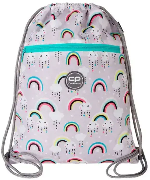 Maišelis sportinei aprangai CoolPack Vert Rainbow Time
