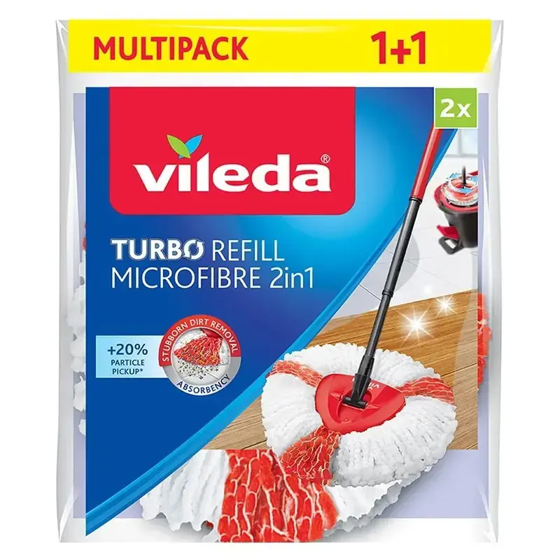 "Vileda Turbo 2in1" sukamojo šluostės užpildas 2 vnt.