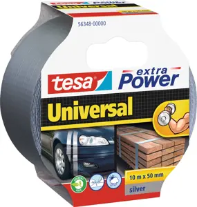 Audinio juosta TESA Extra Power Universal, 50mm x 10m, pilka