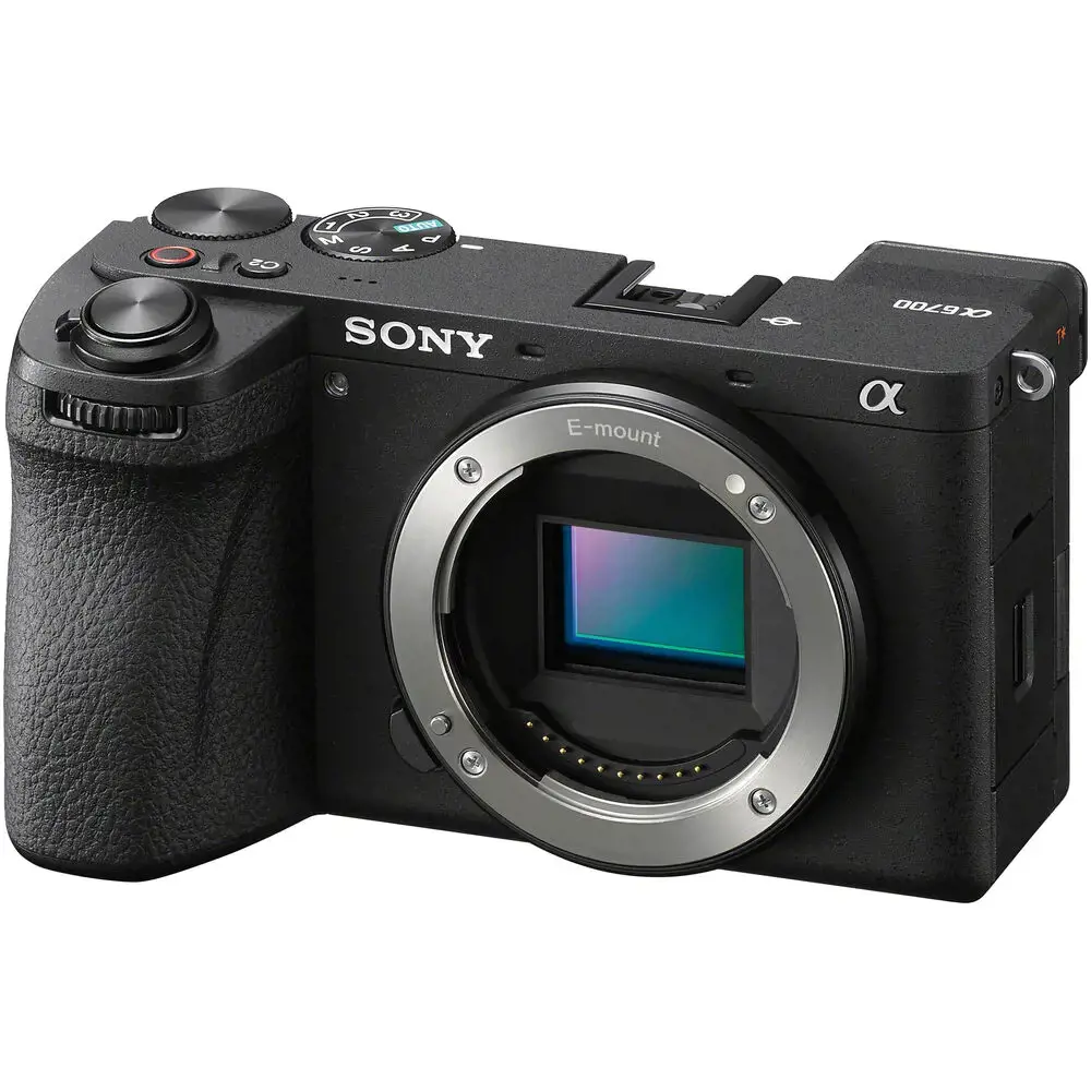 "Sony α α6700", 27 MP, 6192 x 4128 taškų, "Exmor R CMOS", "4K Ultra HD", jutiklinis ekranas, juoda