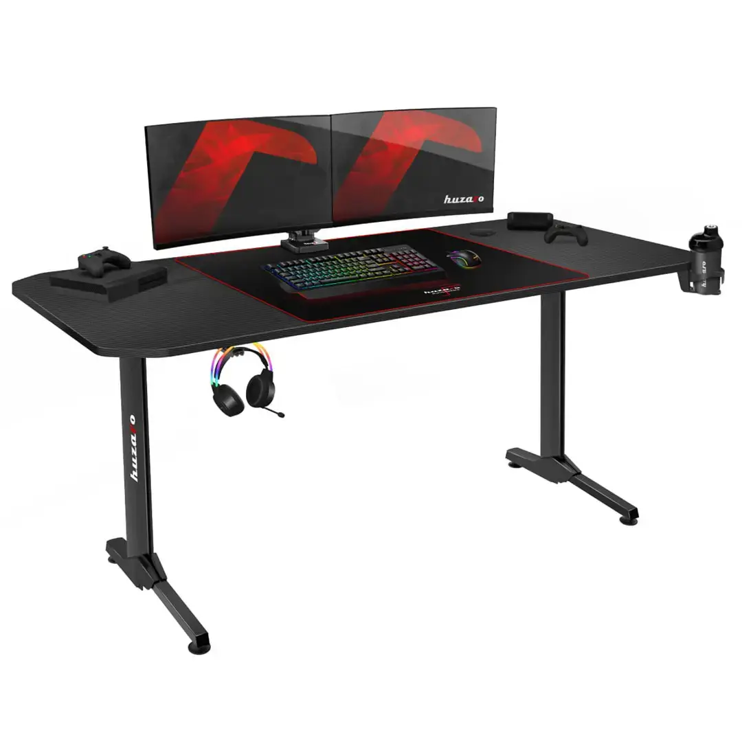 "Huzaro Hero 4.7 Black" žaidimų stalas