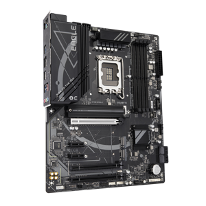 Mainboard GIGABYTE Intel Z790 LGA1700 ATX Memory DDR5 Memory slots 4 3xPCI-Express 3.0 1x 1xPCI-Express 4.0 4x. 1xPCI-Express 5.0 16x 3xM.2 1xHDMI 1xDisplayPort 6xUSB 2.0 6xUSB 3.2 1xUSB-C 1xPS/2 1xOptical S/PDIF 1xRJ45 3xAudio port Z790EAGLE1.0