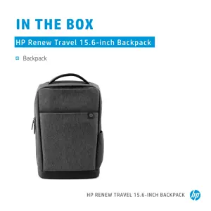 HP Renew Travel 15,6 colių kuprinė, 39,6 cm (15,6"), poliesteris