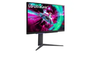 LG 27GR93U-B, 68,6 cm (27"), 3840 x 2160 taškų, 4K Ultra HD, 1 ms, juoda