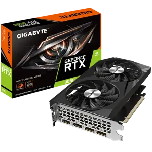 Vaizdo plokštė GIGABYTE GeForce RTX 3050 8 GB, GDDR6, GV-N3050WF2OCV2-8GD