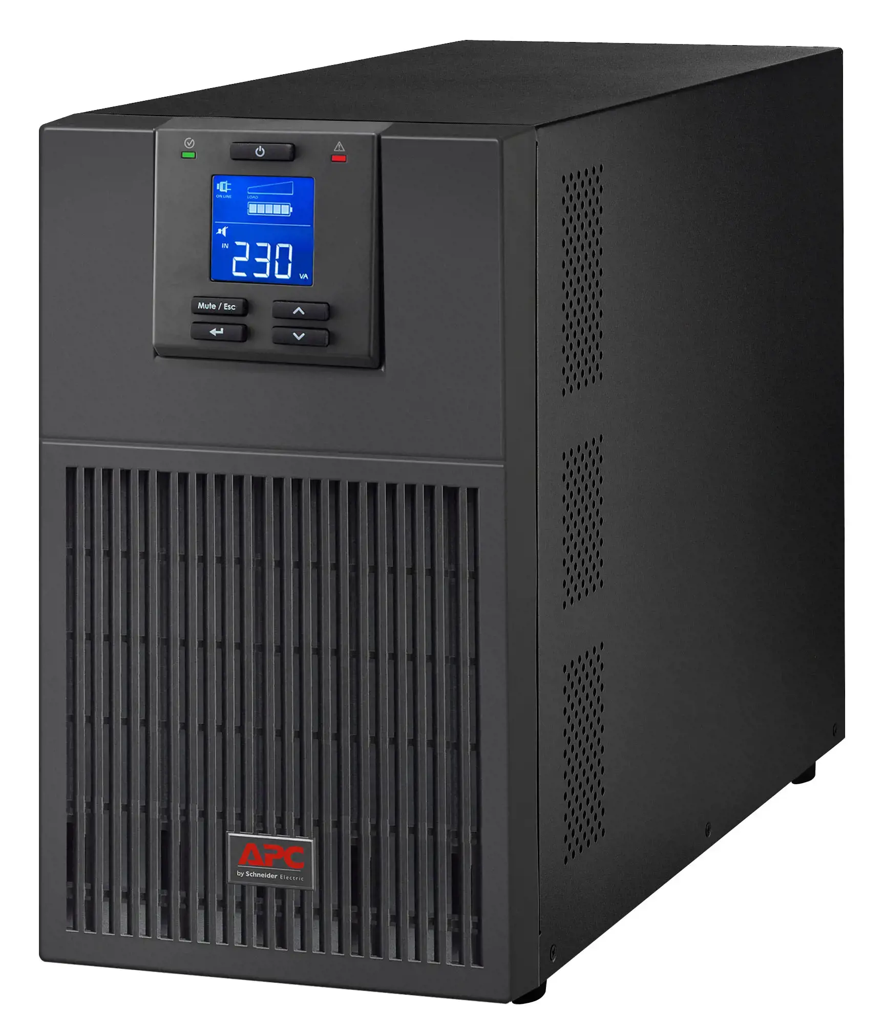 APC SRV3KI, dvigubos konversijos (Online), 3 kVA, 2400 W, 110 V, 285 V, 40-70 Hz