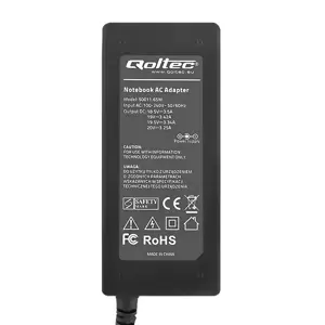 QOLTEC 50011 Qoltec Universalus maitinimo adapteris 65W 8 kištukai + maitinimo kabelis
