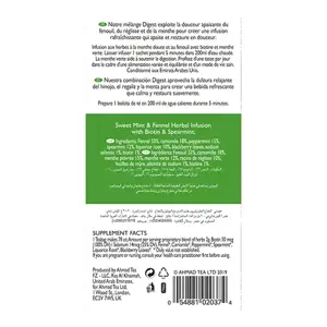 Ahmad Tea Natūrali arbata ''Digest'', vokeliuose, 20 vnt.