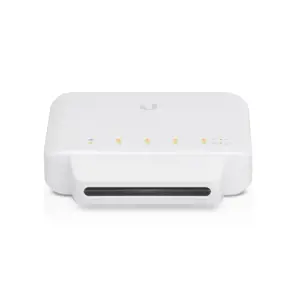 UBIQUITI USW-Flex Ubiquiti USW-Flex 5 x Gigabit UniFi komutatorius (1x PoE įėjimas, 4x PoE+/48V PoE išėjimas 46W)