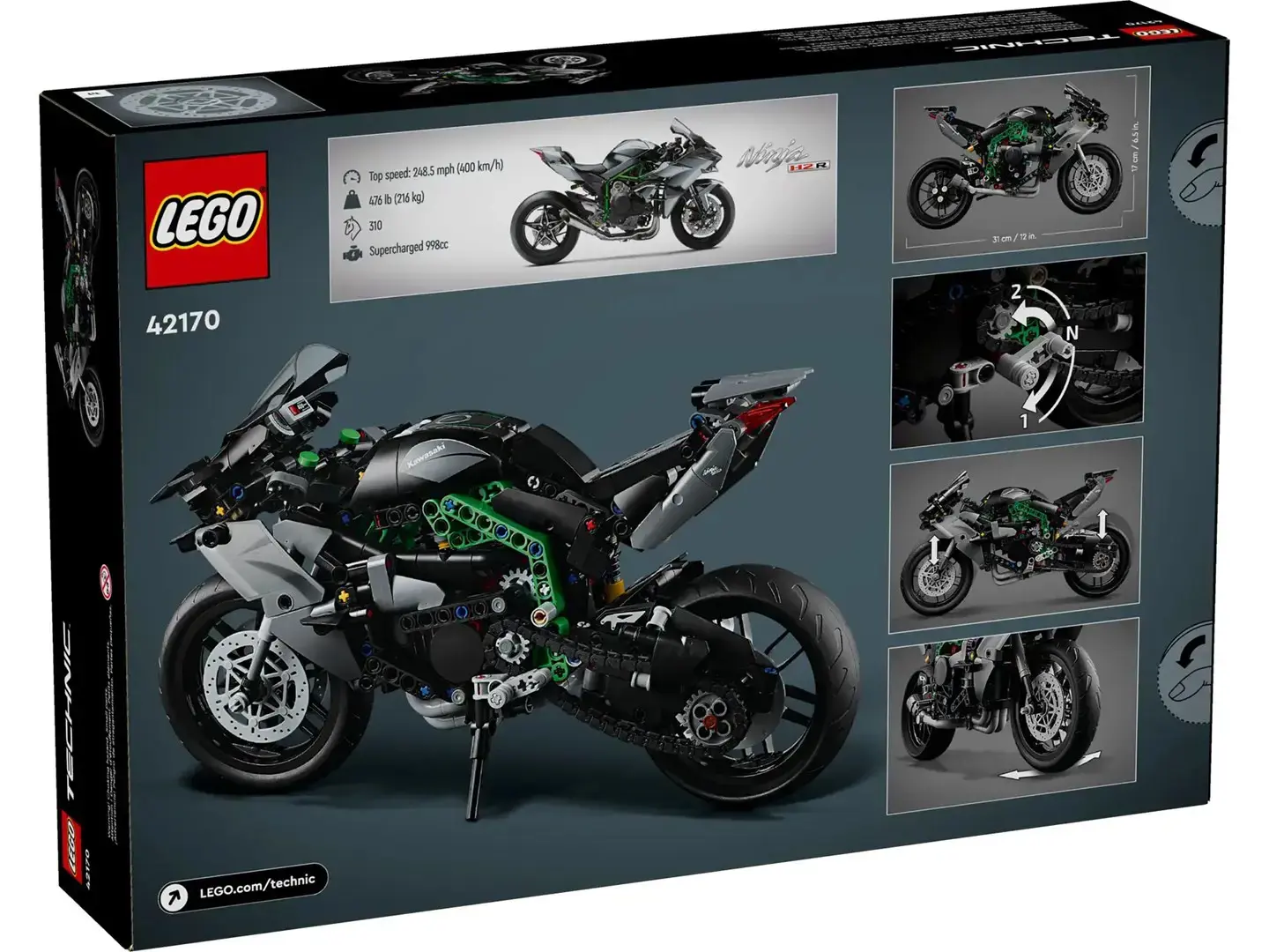 LEGO TECHNIC 42170 Kawasaki Ninja H2R