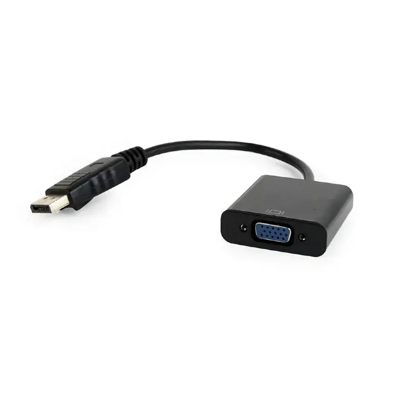 "Cablexpert DisplayPort" ir VGA adapterio kabelis, juodas