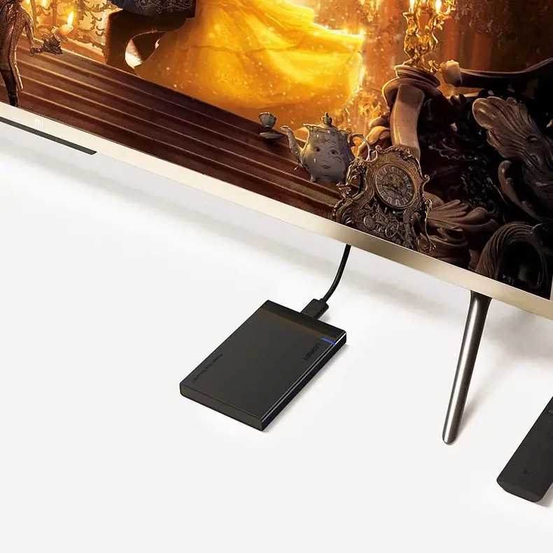 "Ugreen" 30848, HDD/SSD korpusas, 2,5", "Serial ATA", "Serial ATA II", "Serial ATA III", 5 Gb/s, USB jungtis, juodas