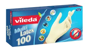 Vileda Multi Latex 100 Disposable gloves Beige 100 pc(s)