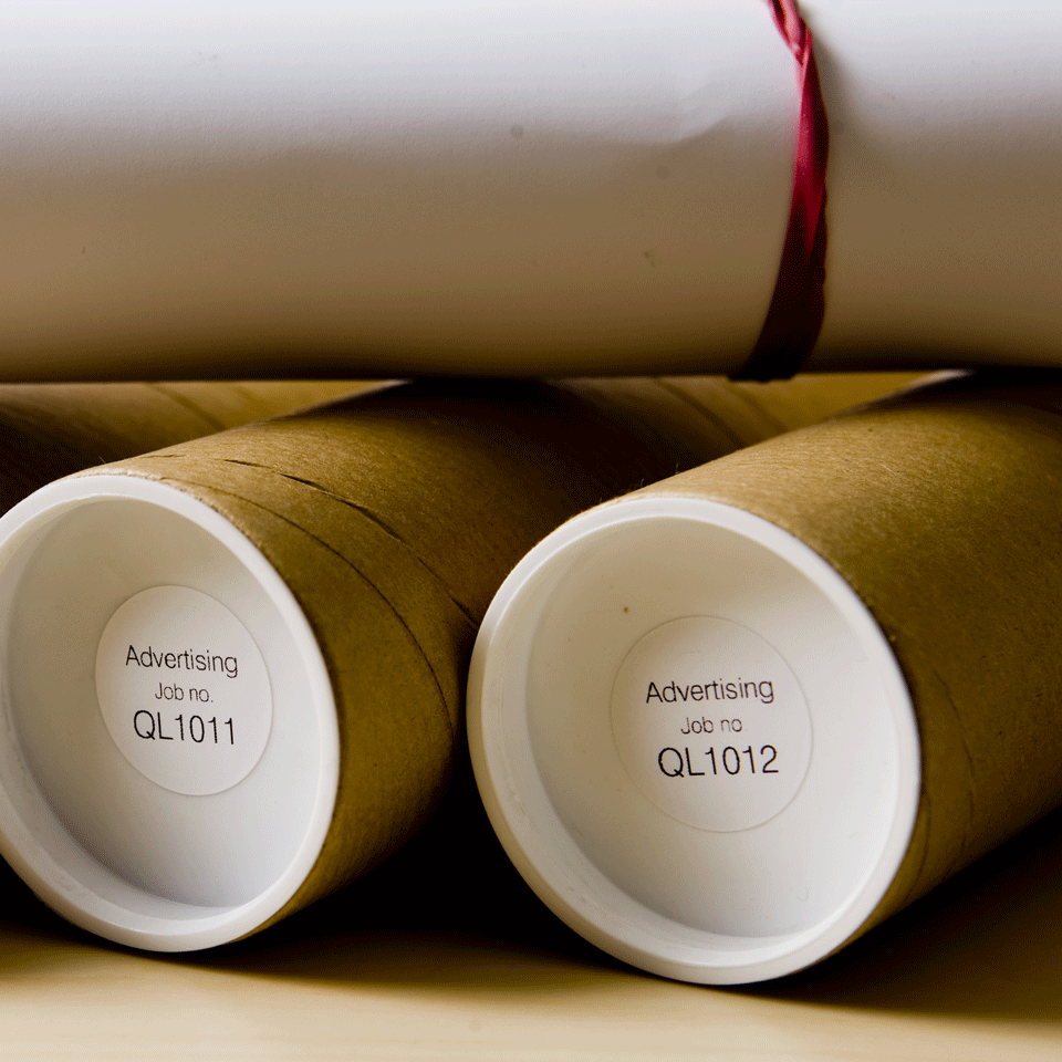 Brother DK-11218 Apvalios etiketės, baltos spalvos, DK, Ø 24 mm, 1000 vnt.