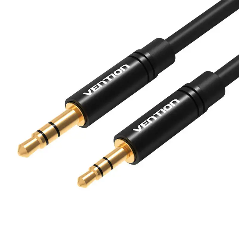 Mini lizdo 3,5 mm į 2,5 mm AUX kabelis Vention BALBH 2 m (juodas)